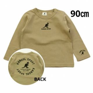 カンゴール(KANGOL)の【新品未使用】KANGOL カンゴールスポーツ プリントロゴ 長袖Tシャツ 90(Tシャツ/カットソー)