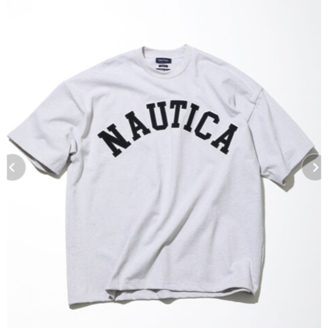 NAUTICA(ノーティカ)のNAUTICA/ノーティカ “TOO HEAVY” Arch Logo 刺繍 メンズのトップス(Tシャツ/カットソー(半袖/袖なし))の商品写真
