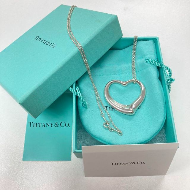 レディース Tiffany&Co ティファニー オープンハート ネックレス925