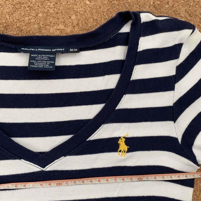 POLO RALPH LAUREN(ポロラルフローレン)のポロラルフローレン Vネック　Ｔシャツ レディースのトップス(Tシャツ(半袖/袖なし))の商品写真