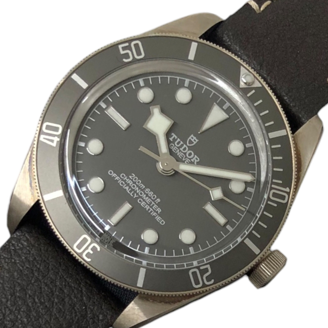 チューダー/チュードル TUDOR ヘリテージ ブラックベイ フティエイト 79010SG シルバー925 自動巻き メンズ 腕時計