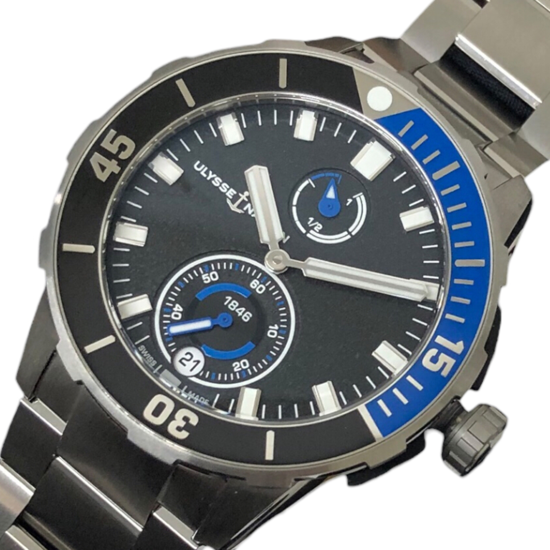 ULYSSE NARDIN(ユリスナルダン)のユリスナルダン ULYSSE NARDIN マリーンダイバー YOSHIDAスペシャルモデル 1183-170LE-7M/92-J チタン 自動巻き メンズ 腕時計 メンズの時計(その他)の商品写真