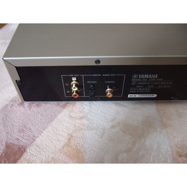 ヤマハ(ヤマハ)のYAMAHA　CDX-596　CDプレーヤー スマホ/家電/カメラのオーディオ機器(その他)の商品写真