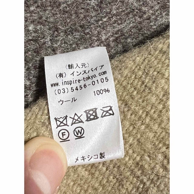 オアハカ ラグ ベスト OAXACA RUG VEST ベージュ メンズのトップス(ベスト)の商品写真