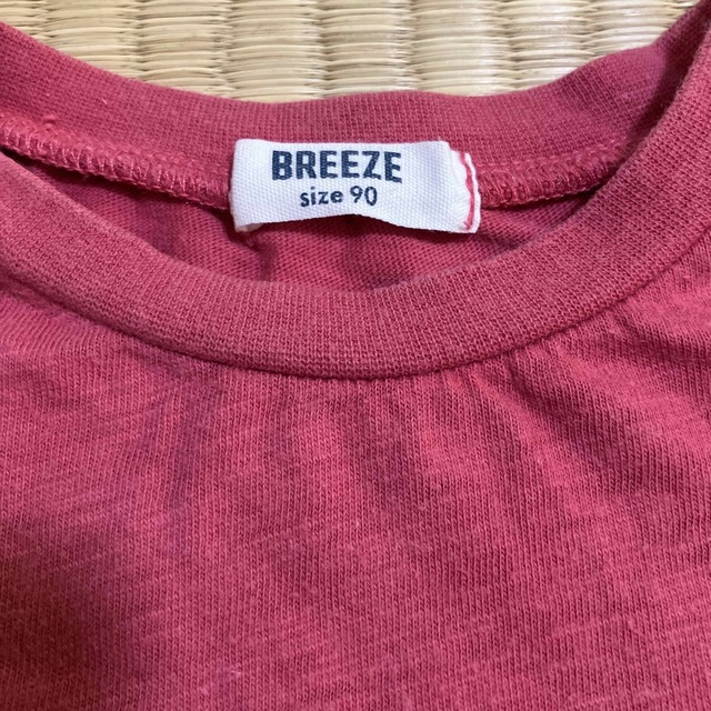 BREEZE(ブリーズ)の【美品】半袖ワンピース　90cm ブリーズ　子供服　チュニック キッズ/ベビー/マタニティのキッズ服女の子用(90cm~)(ワンピース)の商品写真