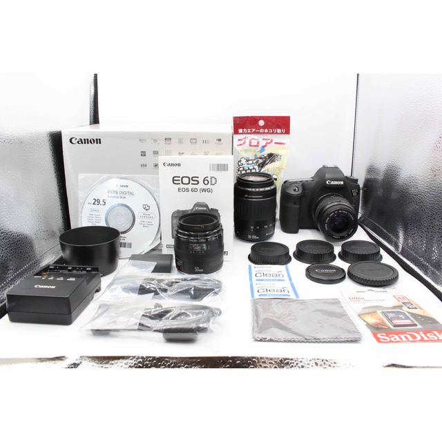 トリプルレンズ、付属品充実の大満足セット❤️Canon EOS 6D-ecosea.do