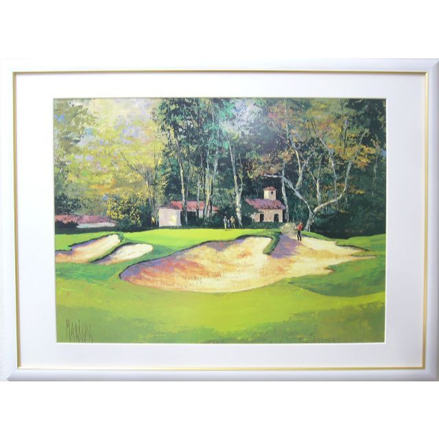 絵画 マークキング アートポスター ゴルフ場の通販 by じゅん's 絵画 マークキング アートポスター ゴルフ場の通販 by じゅん's