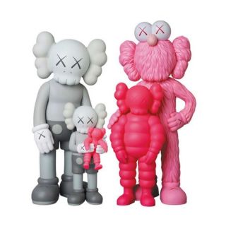 メディコムトイ(MEDICOM TOY)のKAWS FAMILY GREY/PINK/FLUORO PINK(その他)