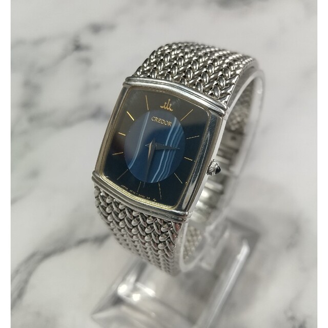 セイコークレドール 美品 ブルーサニックスストーン レディース