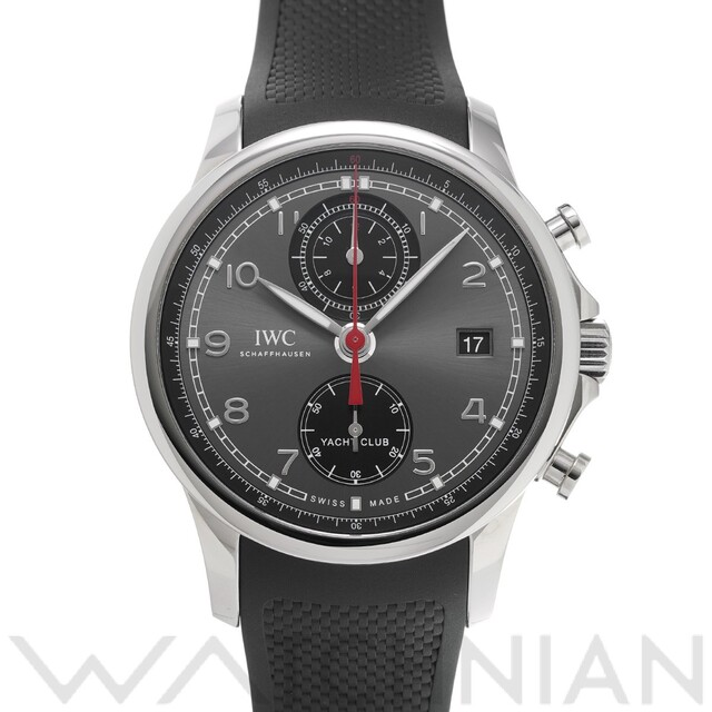 IWC - 中古 インターナショナルウォッチカンパニー IWC IW390503 スレートグレー /ブラック メンズ 腕時計