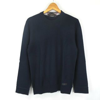 ブラックレーベルクレストブリッジ(BLACK LABEL CRESTBRIDGE)のBLACK LABEL CRESTBRIDGE  ニット セーター 長袖 黒 M(ニット/セーター)