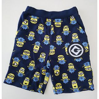 ミニオン(ミニオン)のMINIONS ミニオンズ ハーフパンツ 120cm ネイビー 半ズボン ボトム(パンツ/スパッツ)