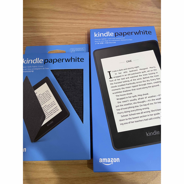 Kindle Paperwhite 第10世代 32GB 広告なし カバー付きPC/タブレット