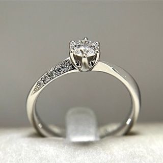 QDM プラチナ ダイヤモンド リング 鑑定書付 3EXの通販 by Jewelry