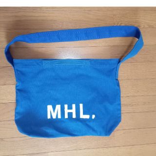 らっこさま専用　MHL. 2way バッグ　☆　ブルー(ショルダーバッグ)