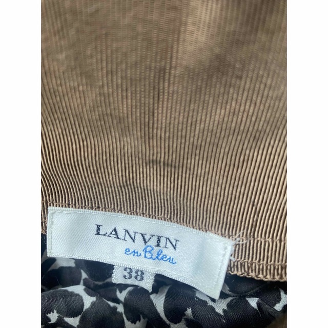 LANVIN en Bleu(ランバンオンブルー)のランバンオンブルー　LANVIN レオパード　キャミソール　ブラウス　38 レディースのトップス(シャツ/ブラウス(半袖/袖なし))の商品写真