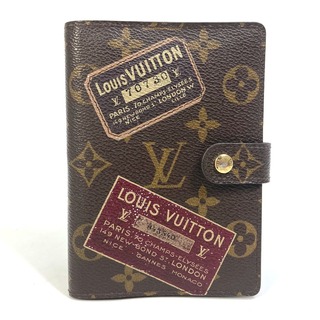 ルイヴィトン(LOUIS VUITTON)のルイヴィトン LOUIS VUITTON アジェンダPM R21066 モノグラム トラベルコレクション システム手帳 手帳カバー モノグラムキャンバス ブラウン(手帳)