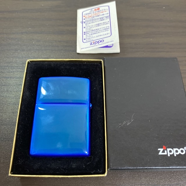 ZIPPO(ジッポー)の【美品】The BLUE Zippo  懸賞　非売品　タバコグッズ メンズのファッション小物(タバコグッズ)の商品写真