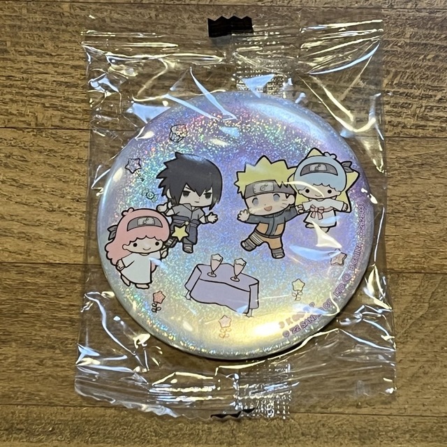 NARUTO うちはサスケ サンリオ缶バッジ-