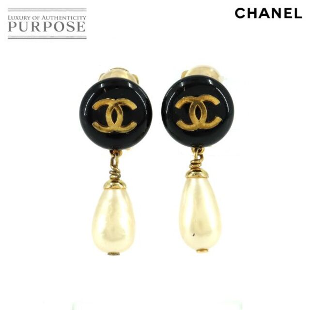 クラシック ココマーク イヤリング スイング フェイクパール CHANEL