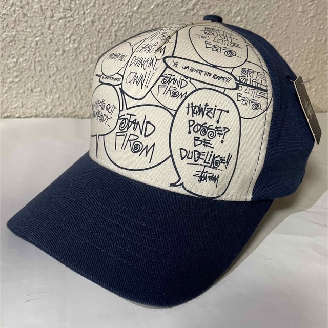 【STUSSY】90s old stussy フォトロゴCAP 帽子 新品裏原