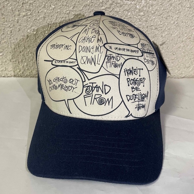 【STUSSY】90s old stussy フォトロゴCAP 帽子 新品