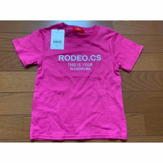 ロデオクラウンズワイドボウル(RODEO CROWNS WIDE BOWL)の新品　ロデオ☆キッズTシャツ M(Tシャツ/カットソー)