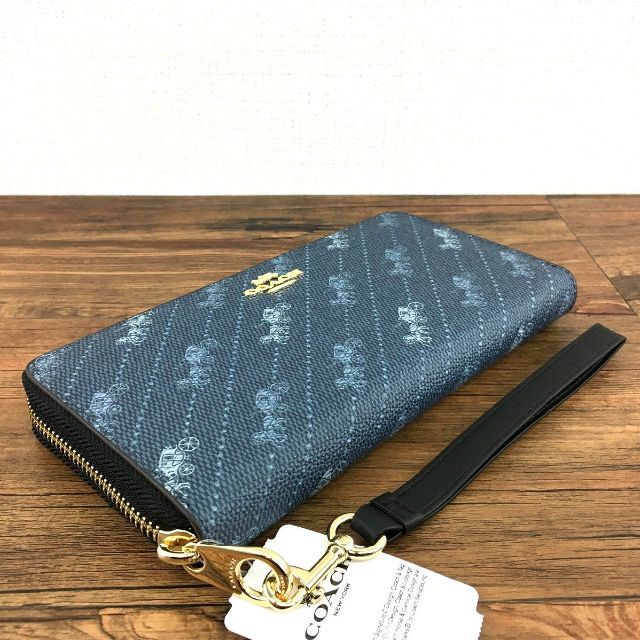 COACH - 未使用品 COACH ジップウォレット C3547 馬車 467の通販 by