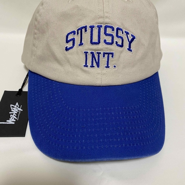 海外限定　STUSSY ステューシー　ストラップバック　2トーン　キャップ