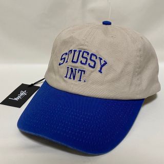 海外限定　STUSSY ステューシー　ストラップバック　2トーン　キャップ