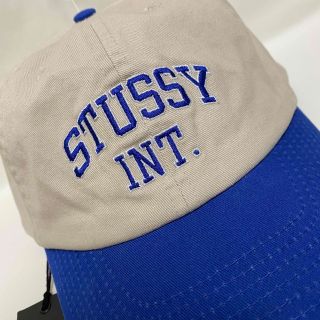 海外限定　STUSSY ステューシー　ストラップバック　2トーン　キャップ