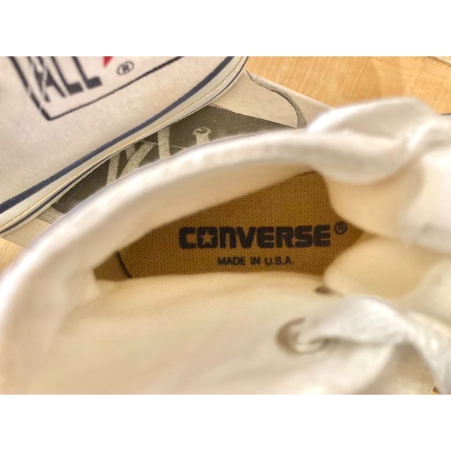 CONVERSE - ★90s!USA!レア!コンバース オールスター スタンプ 白 キッズ ⑩★の通販 by freestars｜コンバース