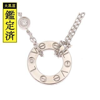 カルティエ(Cartier)のカルティエ　ラブネックレス　B7219400　WG　ダイヤモンド【431】(ネックレス)