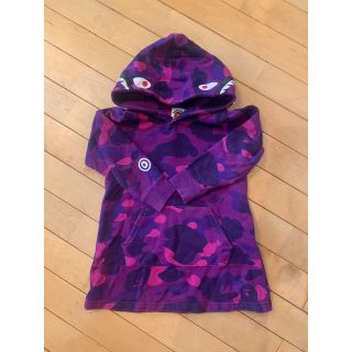 ベイプキッズ(BAPE KIDS)のBAPE KIDS 90cm 女の子　美品　ワンピース(ワンピース)