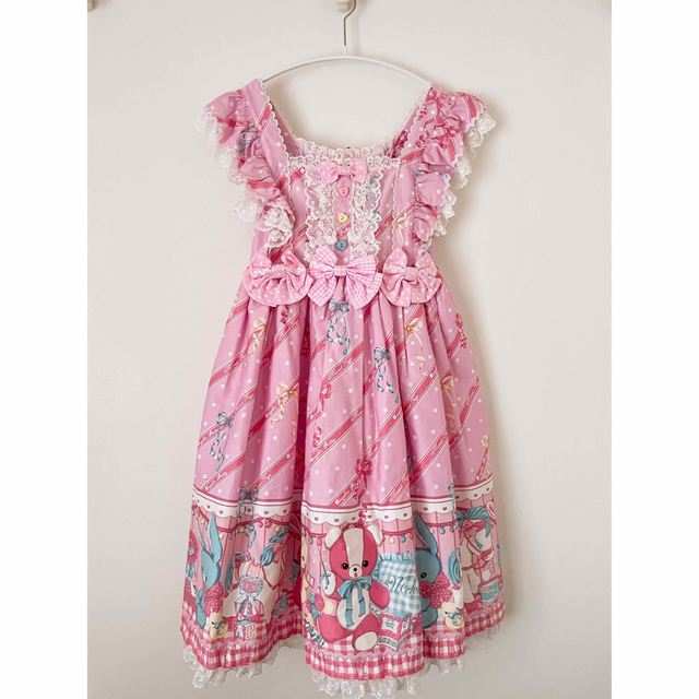枚数限定 Angelic Pretty Melody Toys ピンク ジャンスカ JSK