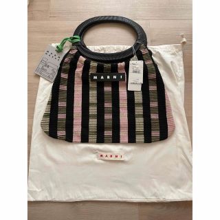 限定品】マルニ　marni フラワー　カフェ　ボートバッグ