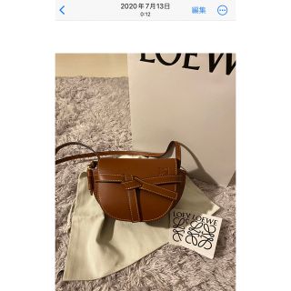 美品【LOEWE】ロエベ ゲートバッグ ミニ ショルダー カーフスキン