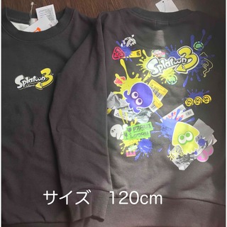 【新品】120 スプラトゥーン3 バックプリント　トレーナー (Tシャツ/カットソー)