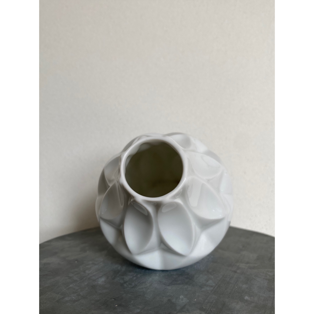 ドイツ アンティーク ビンテージ 単色 白 小瓶 花瓶 フラワーベース 希少美品LLYIVINTAGE