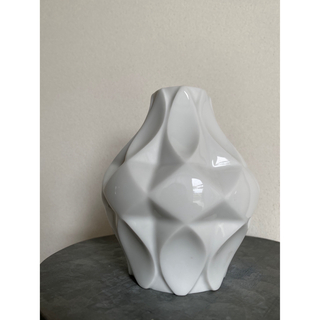 ドイツ アンティーク ビンテージ 単色 白 小瓶 花瓶 フラワーベース 希少美品LLYIVINTAGE