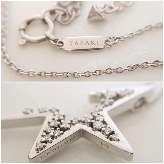 TASAKI(タサキ)のTASAKI アブストラクト スター ペンダント タサキ ダイヤ ネックレス  レディースのアクセサリー(ネックレス)の商品写真