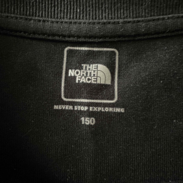 THE NORTH FACE(ザノースフェイス)のノースフェイス　150  半袖　Tシャツ　ブラック キッズ/ベビー/マタニティのキッズ服男の子用(90cm~)(Tシャツ/カットソー)の商品写真