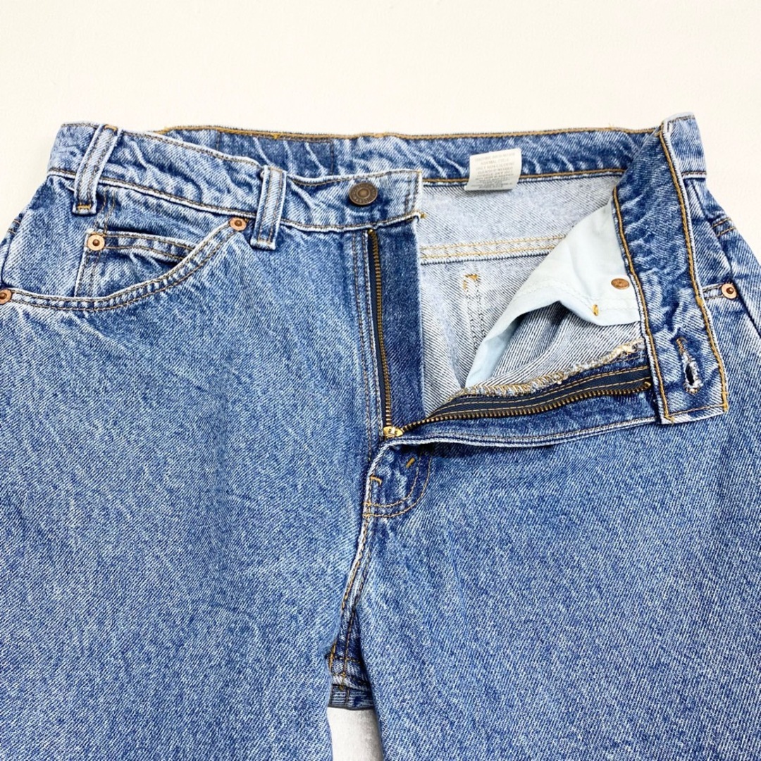 Levi's(リーバイス)の90's US古着 リーバイス Levi's 505 デニム パンツ テーパード オレンジタブ サイズ：W31 L33.5 インディゴ 【中古】 メンズのスーツ(スラックス/スーツパンツ)の商品写真