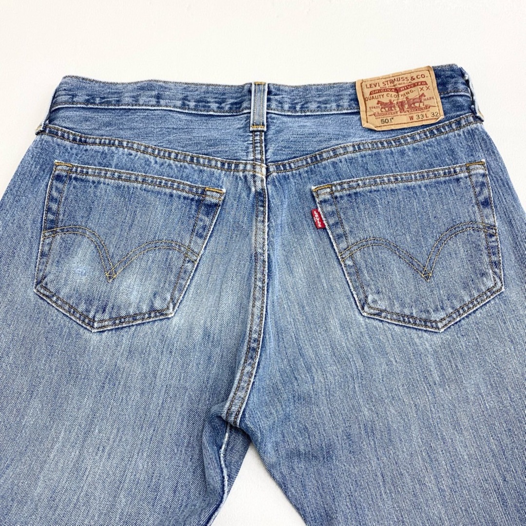 Levi's リーバイス 501　ストレートラグデニム W33 インディゴブルー