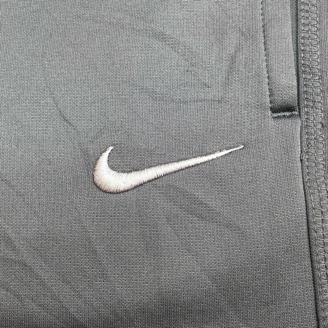 00s NIKE ナイキ 刺繍ロゴ ナイロンパンツ ジャージ グレー M テック