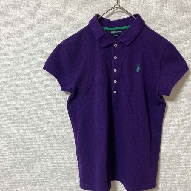 Ralph Lauren(ラルフローレン)のラルフローレン　RALPH LAUREN ポロシャツ　160 紫　ロゴ刺繍 キッズ/ベビー/マタニティのキッズ服女の子用(90cm~)(その他)の商品写真