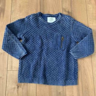 ザラキッズ(ZARA KIDS)のZARA ニット　デニム風　110(ニット)