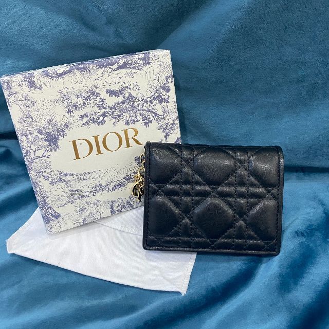 極上美品 Dior クリスチャンディオール 2つ折り財布