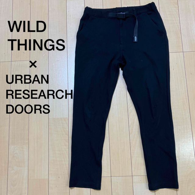 WILDTHINGS(ワイルドシングス)のワイルドシングス　WILD THINGS  ストレッチ テーパード パンツ 黒 メンズのパンツ(その他)の商品写真