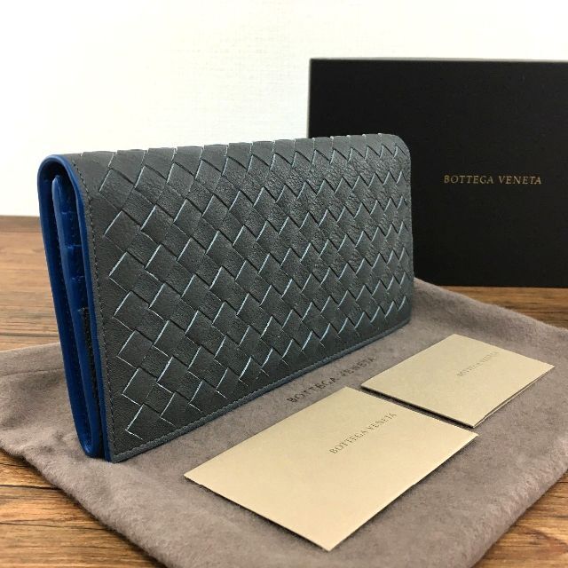 未使用品 BOTTEGAVENETA 長財布 グレー 箱付き 454